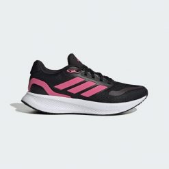 Buty Runfalcon 5 Running. Białe obuwie sportowe damskie Adidas, bez zapięcia, do biegania. Za 259.00 zł.