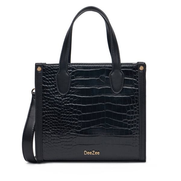 Torebka DeeZee. Czarne torebki klasyczne damskie DeeZee, bez dodatków. Za 139.99 zł.