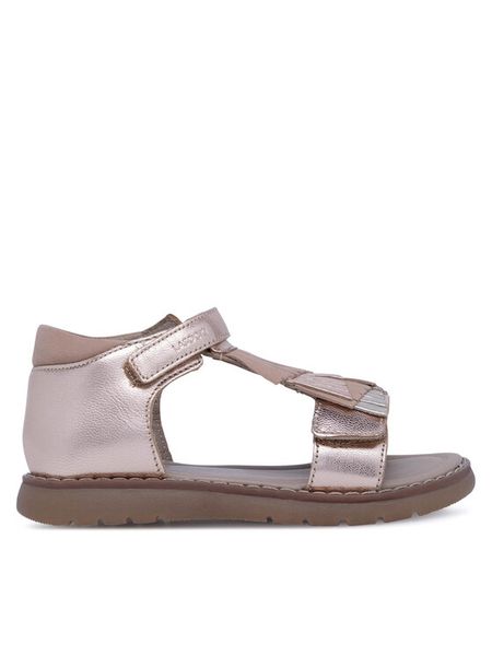 Lasocki Kids Sandały POPPY CI12-3044-04 Złoty. Żółte sandały dziewczęce Lasocki Kids, ze skóry, bez obcasa, bez zapięcia. Za 129.99 zł.