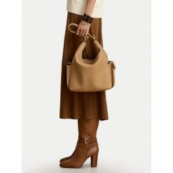 Torebka LAUREN RALPH LAUREN. Brązowe torebki klasyczne damskie Lauren Ralph Lauren, bez dodatków. Za 2,399.00 zł.
