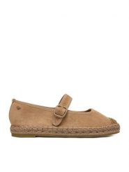 Roxy Espadryle CEO-WSS990-270 Beżowy. Brązowe espadryle damskie Roxy, bez wzorów, z materiału, bez obcasa. Za 129.99 zł.