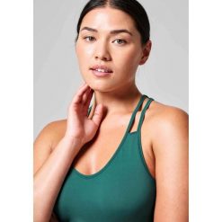 Koszulka Casal V-Neck Racerback Sportowa Damska Oddychająca do Jogi. Zielone koszulki sportowe damskie Casall, bez wzorów, bez ramiączek, na jogę i pilates. Za 159.00 zł.