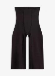 Spodnie capri lekko modelujące z bawełny. Brązowe bielizna korygująca bonprix, bez wzorów, z bawełny. Za 32.99 zł.