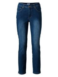 Heine Dżinsy - Slim fit - w kolorze niebieskim rozmiar: 36. Niebieskie jeansy damskie Heine. Za 165.99 zł.