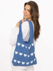 Zwillingsherz Shopper bag w kolorze niebieskim rozmiar: onesize. Niebieskie shopper bag Zwillingsherz, bez wzorów, z materiału, na ramię, bez dodatków. Za 60.99 zł.