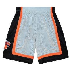 Krótka koszulka NBA New York Knicks 75th NBA. Czarne koszulki damskie Mitchell & Ness, bez wzorów, bez kołnierzyka, bez ramiączek. W wyprzedaży za 270.50 zł.