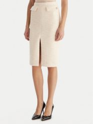 Babylon Spódnica midi S00601 Écru Regular Fit. Spódnice damskie Babylon, s, bez wzorów, z syntetyku, midi. Za 959.99 zł.