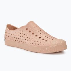 Buty Native NA-11100148 Jefferson Bloom. Czerwone obuwie trekkingowe damskie Native Shoes, bez zapięcia. Za 149.99 zł.