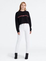Levi´s Dżinsy - Skinny fit - w kolorze białym rozmiar: W29/L28. Białe jeansy damskie z podwyższonym stanem. Za 197.63 zł.