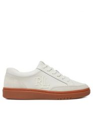 LAUREN RALPH LAUREN Sneakersy Hailey VI 802959240001 Biały. Białe obuwie sportowe damskie Lauren Ralph Lauren, ze skóry, bez zapięcia. Za 499.99 zł.