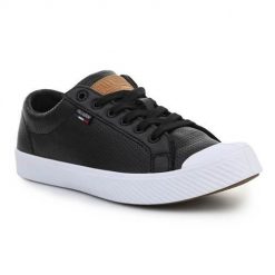 Buty do chodzenia damskie Palladium Pallaphoenix. Czarne obuwie sportowe damskie Palladium, z materiału, bez zapięcia, trekkingowe. Za 481.00 zł.