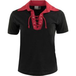 Damska koszulka polo Promodoro Retro Polo czarna. Czarne bluzki damskie ZIROOX, bez wzorów, z bawełny, retro, bez kołnierzyka, bez ramiączek. Za 45.40 zł.