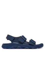 Birkenstock Sandały Mogami Kids As 1031292 D Granatowy. Niebieskie sandały chłopięce Birkenstock, ze skóry, bez zapięcia. Za 289.99 zł.