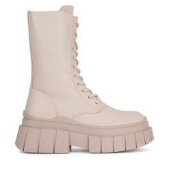 Trapery DeeZee. Brązowe trapery damskie DeeZee, bez zapięcia. Za 229.99 zł.