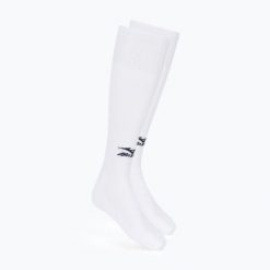 Skarpety Mizuno Comfort Volley Long białe V2EX6A55Z71. Białe skarpetki damskie Mizuno, bez wzorów, z materiału. Za 39.99 zł.