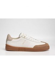 Replay Skórzane sneakersy w kolorze biało-jasnobrązowym rozmiar: 42. Białe obuwie sportowe damskie Replay, bez zapięcia. Za 217.99 zł.