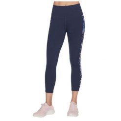 Legginsy Damskie Skechers. Niebieskie legginsy damskie Skechers, bez wzorów. Za 164.99 zł.