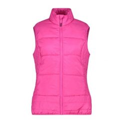 Damska kurtka bez rękawów CMP. Czerwone kurtki sportowe damskie CMP, l, bez wzorów, bez kaptura. Za 424.00 zł.