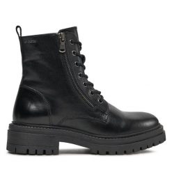 Trapery Geox. Czarne trapery damskie Geox, bez zapięcia. Za 589.99 zł.
