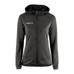 Bluza sportowa damska Craft Extend Full Zip. Szare bluzy damskie Craft, s, bez wzorów, z kapturem. Za 331.00 zł.