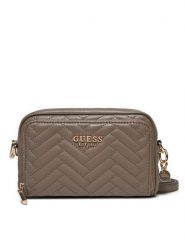 Guess Torebka HWQG95 08140 Brązowy. Brązowe listonoszki damskie Guess, z aplikacjami, ze skóry, bez dodatków. Za 349.99 zł.