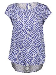 ONLY Bluzka w kolorze niebieskim rozmiar: M. Niebieskie bluzki damskie Only, m, bez wzorów, bez kołnierzyka, bez ramiączek. Za 59.95 zł.