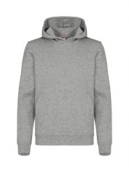 Clique Miami Hoody Junior – Bluza z kapturem z bawełny i poliestru z recyklingu. Szare bluzy damskie CLIQUE, bez wzorów, z bawełny, z kapturem. Za 153.51 zł.