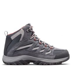 Trekkingi Columbia. Szare obuwie trekkingowe damskie Columbia, bez zapięcia. Za 439.99 zł.
