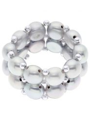 ATELIERS SAINT GERMAIN Pierścionek perłowy w kolorze szarym rozmiar: onesize. Szare pierścionki damskie ATELIERS SAINT GERMAIN, z perłą. Za 130.99 zł.