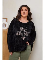 Curvy Lady Sweter w kolorze czarnym rozmiar: 48/50. Czarne swetry klasyczne damskie Curvy Lady, ze splotem, bez kołnierzyka. Za 118.56 zł.