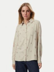 Guess Koszula W5BH80 W2982 Beżowy Regular Fit. Brązowe koszule damskie Guess, m, z aplikacjami, z syntetyku, bez kołnierzyka, bez ramiączek. Za 445.99 zł.
