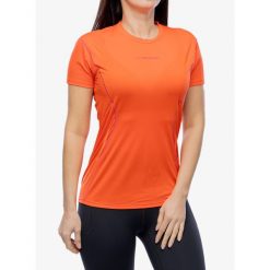 Koszulka biegowa damska La Sportiva Resolute T-Shirt. Zielone koszulki sportowe damskie La Sportiva, bez wzorów, bez ramiączek. Za 245.99 zł.
