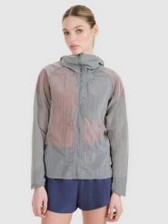 4F Kurtka do biegania Ultralight damska - szara XL. Szare kurtki sportowe damskie 4F, l, bez wzorów, z dzianiny, z kapturem. W wyprzedaży za 159.99 zł.
