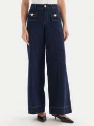 Fracomina Jeansy FS25WV3004W78201 Granatowy Wide Leg. Niebieskie jeansy damskie Fracomina. Za 789.99 zł.