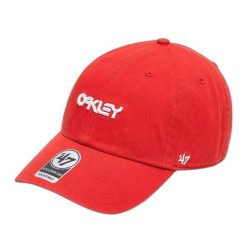 Czapka bejsbolówka Oakley Remix Dad. Czerwone czapki z daszkiem damskie Oakley, bez wzorów. Za 204.50 zł.