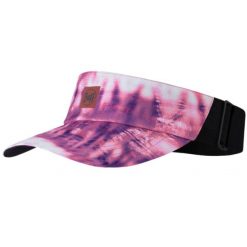 Damska czapka z daszkiem Buff Go Visor. Czerwone czapki z daszkiem damskie Buff, bez wzorów, z bawełny. W wyprzedaży za 104.93 zł.
