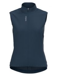 Odlo Kamizelka kolarska "Essential" w kolorze granatowym rozmiar: M. Niebieskie kamizelki damskie ODLO, m, bez wzorów, z materiału, bez kaptura. Za 166.88 zł.