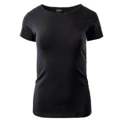 Koszulka damska Hi-Tec Lady Puro - czarna, Rozmiar M. Czarne koszulki sportowe damskie Hi-tec, z bawełny, na fitness i siłownię. Za 34.99 zł.