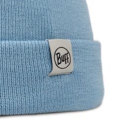 Czapka BUFF KNITTED BEANIE LILON FISHERMAN LAKE. Niebieskie czapki damskie Buff, bez wzorów, z materiału. Za 82.99 zł.