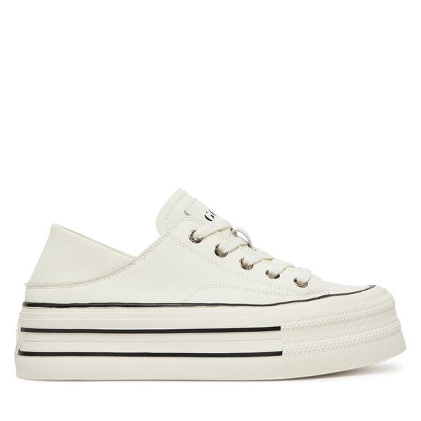 Trampki GOE. Białe trampki damskie GOE, bez wzorów, bez zapięcia. Za 209.99 zł.