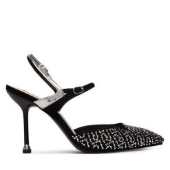 Szpilki Liu Jo. Czarne szpilki damskie Liu Jo, bez wzorów, bez obcasa, na szpilce, bez zapięcia. Za 769.99 zł.