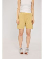 MAZINE Szorty dresowe "Natural Dye" w kolorze żółtym rozmiar: XL. Żółte szorty damskie MAZINE, bez wzorów, z bawełny. Za 118.56 zł.