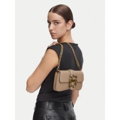 Torebka Just Cavalli. Brązowe torebki wieczorowe damskie Just Cavalli, bez wzorów, bez dodatków. Za 759.99 zł.