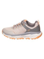 Skechers Sneakersy "D'Lux Journey" w kolorze szaro-beżowym rozmiar: 36. Brązowe obuwie sportowe damskie Skechers, z materiału, bez zapięcia. Za 193.24 zł.
