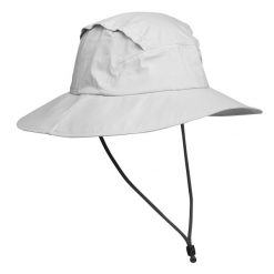 Second Life - Kapelusz trekkingowy Forclaz MT900 wodoodporny - Stan Doskonały. Szare kapelusze damskie FORCLAZ, bez wzorów, z materiału. Za 43.99 zł.