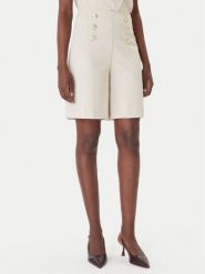 Artigli Szorty materiałowe ACSH004863 Beżowy Regular Fit. Brązowe szorty damskie Artigli, bez wzorów, z materiału. Za 389.99 zł.