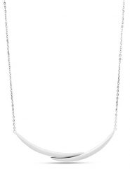 Eclat d'Argent Srebrny naszyjnik z elementem ozdobnym - dł. 39 cm rozmiar: onesize. Szare naszyjniki damskie Eclat d'Argent, srebrne. Za 184.46 zł.