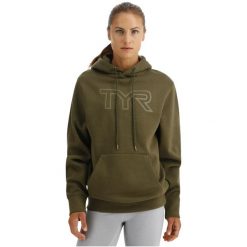 Bluza TYR UNISEX HOODIE. Zielone bluzy damskie TYR, bez wzorów, z materiału, bez kaptura. Za 349.98 zł.