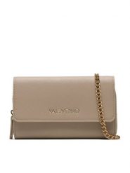 Valentino Torebka Zero VPS7B3212 Beżowy. Brązowe torebki wieczorowe damskie Valentino, bez wzorów, ze skóry, bez dodatków. Za 239.99 zł.