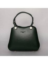 Christian Laurier Skórzana torebka "Esmee" w kolorze ciemnozielonym - 29 x 22 x 10 cm rozmiar: onesize. Zielone torebki klasyczne damskie Christian Laurier, z materiału, bez dodatków. Za 342.60 zł.